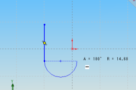 SolidWorks長穴スケッチ12